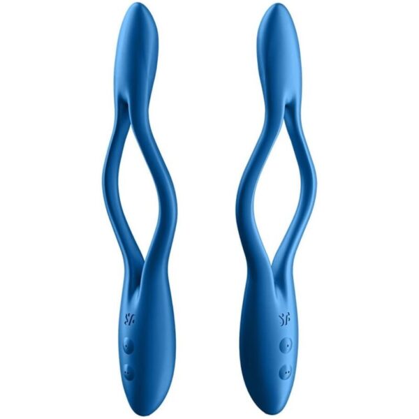 Satisfyer Elastic Game — Couples Vibrator, Rechargeable, Blue — Clitoral Toys — view 3