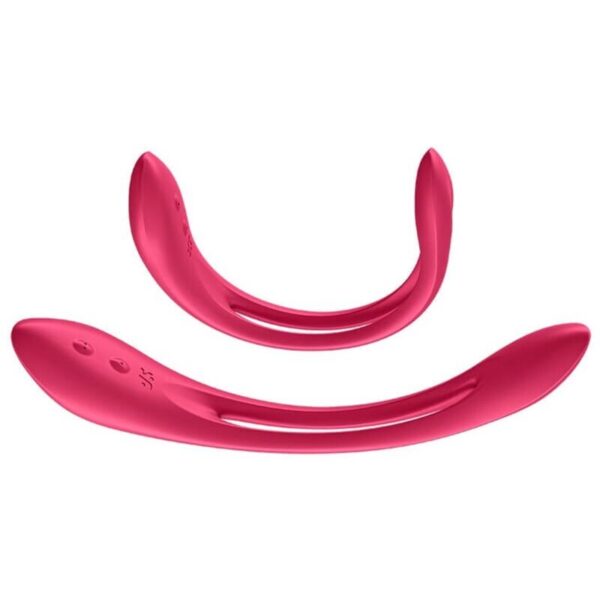 Satisfyer Elastic Joy — Couples Vibrator, Rechargeable, Red — Clitoral Toys — view 4