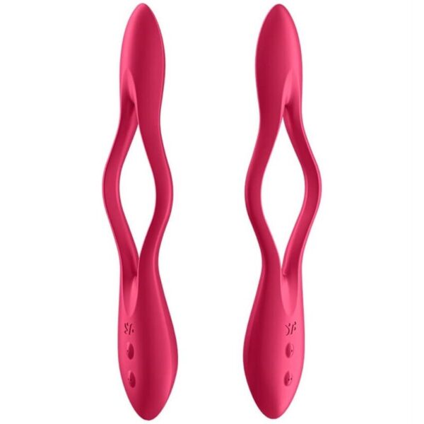 Satisfyer Elastic Joy — Couples Vibrator, Rechargeable, Red — Clitoral Toys — view 5