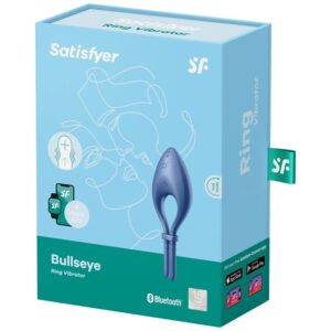 Satisfyer Bullseye — Vibrating Cock Ring, App-Controlled, Blue — App-Controlled Sex Toys — view 3