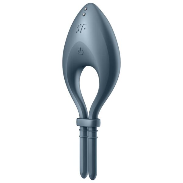 Satisfyer Bullseye — Vibrating Cock Ring, App-Controlled, Grey — App-Controlled Sex Toys