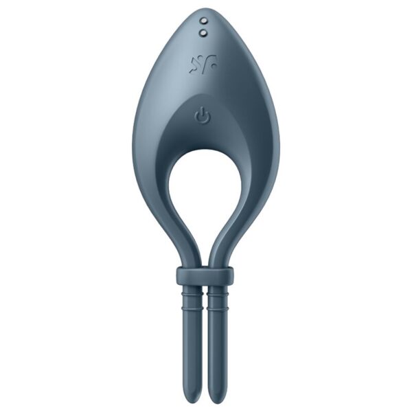 Satisfyer Bullseye — Vibrating Cock Ring, App-Controlled, Grey — App-Controlled Sex Toys — view 2