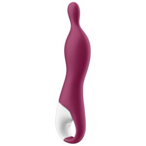 Satisfyer A-Mazing 1 — Vibrator, Rechargeable, Berry — Classic Vibrators — view 4
