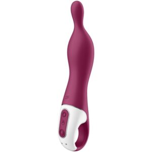 Satisfyer A-Mazing 1 — Vibrator, Rechargeable, Berry — Classic Vibrators