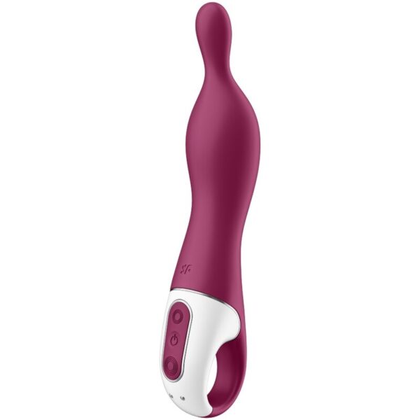 Satisfyer A-Mazing 1 — Vibrator, Rechargeable, Berry — Classic Vibrators