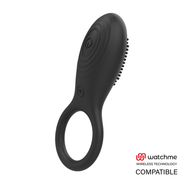 Mr Boss Tino — Vibrating Cock Ring, Remote Control, Black — Cock Rings — view 8
