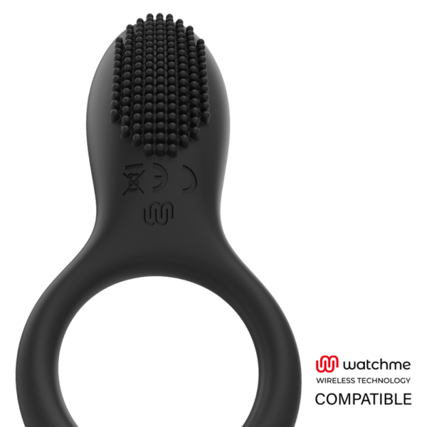 Mr Boss Tino — Vibrating Cock Ring, Remote Control, Black — Cock Rings — view 9