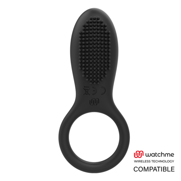 Mr Boss Tino — Vibrating Cock Ring, Remote Control, Black — Cock Rings — view 10