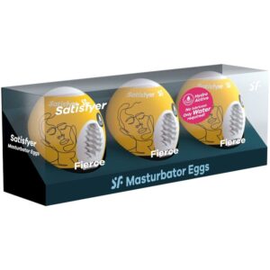 Satisfyer Fierce Egg — Male Masturbator, Set of 3 — Male Masturbators — view 2