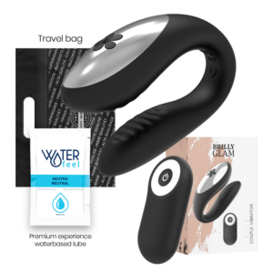 Brilly Glam We Love — Couples Vibrator, Remote Control, Black — Clitoral Stimulators