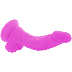 Diversia — Vibrating Dildo, Suction Cup, 21.5 cm, Purple — Realistic Vibrators — view 3