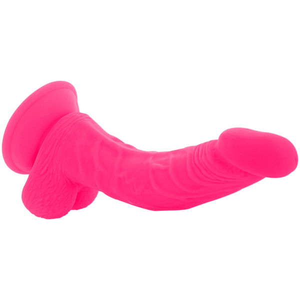 Diversia — Vibrating Dildo, Suction Cup, 21.5 cm, Pink — Realistic Vibrators — view 6