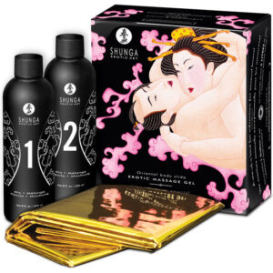 Shunga Body to Body — Nuru Massage Gel, Strawberries and Cava — Massage Kits & Gift Sets