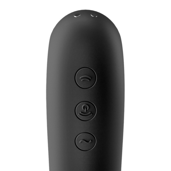 Satisfyer Dual Kiss — Air Pulse Stimulator, Black — Air Pulse Vibrators — view 3