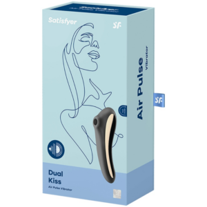 Satisfyer Dual Kiss — Air Pulse Stimulator, Black — Air Pulse Vibrators — view 4