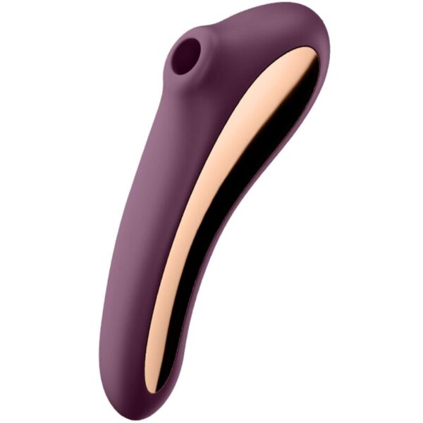 Satisfyer Dual Kiss — Air Pulse Stimulator, Wine Red — Air Pulse Vibrators