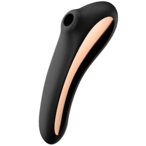 Satisfyer Dual Kiss — Air Pulse Stimulator, Black — Air Pulse Vibrators
