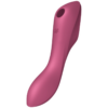 Satisfyer Curvy Trinity 3 — G-Spot Vibrator, Rechargeable, Red — Air Pulse Vibrators