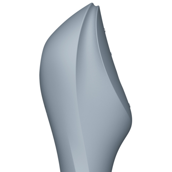 Satisfyer Curvy Trinity 3 — G-Spot Vibrator, Rechargeable, Grey — Air Pulse Vibrators — view 3
