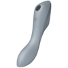 Satisfyer Curvy Trinity 3 — G-Spot Vibrator, Rechargeable, Grey — Air Pulse Vibrators