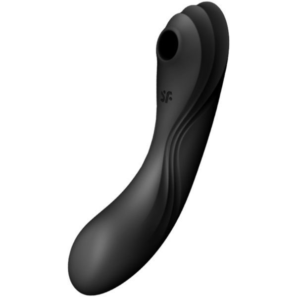 Satisfyer Curvy Trinity 4 — G-Spot Vibrator, Rechargeable, Black — Air Pulse Vibrators