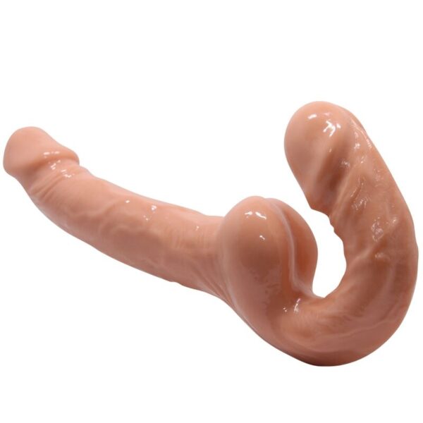 Baile Ultra Passionate — Double-Ended Dildo, Natural — Double Penetration Strap-Ons
