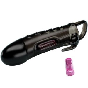 Pretty Love Sloane — Vibrating Penis Sleeve, Black — Couples — view 3