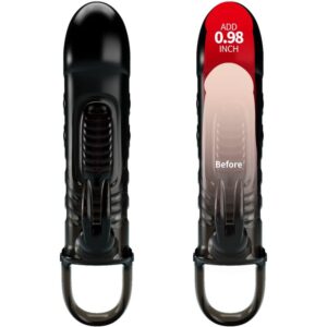 Pretty Love Sloane — Vibrating Penis Sleeve, Black — Couples — view 4