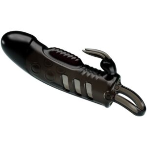 Pretty Love Sloane — Vibrating Penis Sleeve, Black — Couples
