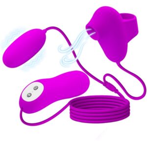 Pretty Love — Air Pulse Stimulator, Silicone, Purple — Clitoral Stimulators — view 3