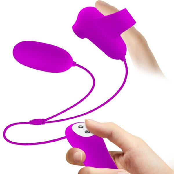 Pretty Love — Air Pulse Stimulator, Silicone, Purple — Clitoral Stimulators — view 2