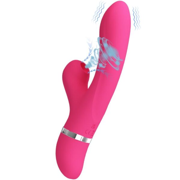 Pretty Love Willow — Rabbit Vibrator, Magenta — Air Pulse Vibrators