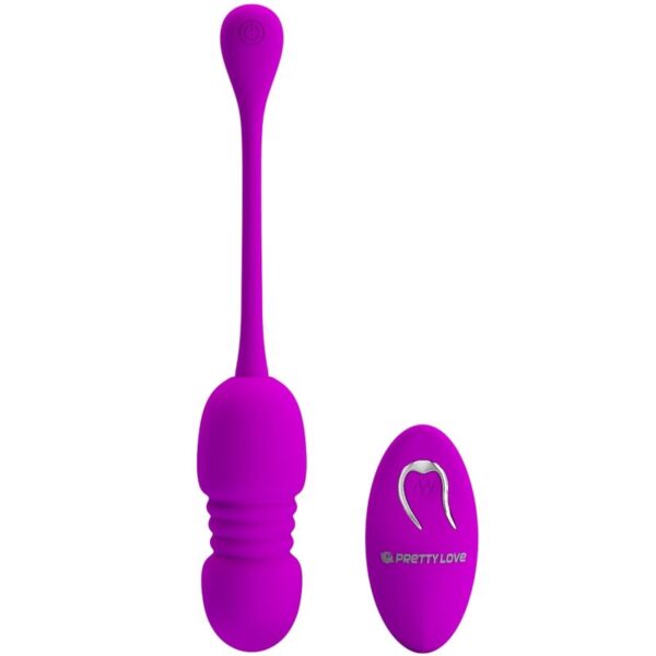 Pretty Love Callieri — Vibrating Egg, Remote Control, Purple — Clitoral Stimulators — view 3