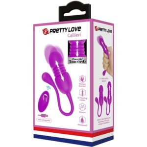 Pretty Love Callieri — Vibrating Egg, Remote Control, Purple — Clitoral Stimulators — view 4