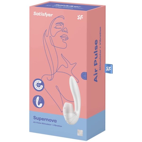 Satisfyer Supernova — Rabbit Vibrator, Rechargeable — Air Pulse Vibrators — view 2