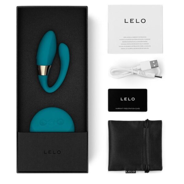 LELO Tiani Duo — Couples Vibrator, Remote Control, Blue — view 4
