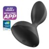 Satisfyer Sweet Seal — Vibrating Butt Plug, Waterproof, Black — Anal