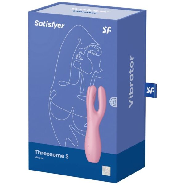 Satisfyer Threesome 3 — Clitoral Vibrator, Waterproof — Clitoral Stimulators — view 4