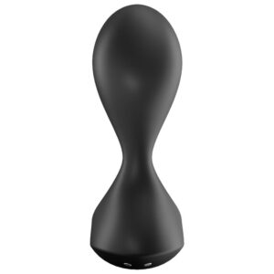 Satisfyer Sweet Seal — Vibrating Butt Plug, Waterproof, Black — Anal — view 3