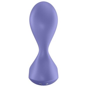 Satisfyer Sweet Seal — Vibrating Butt Plug, Waterproof, Violet — Anal — view 3
