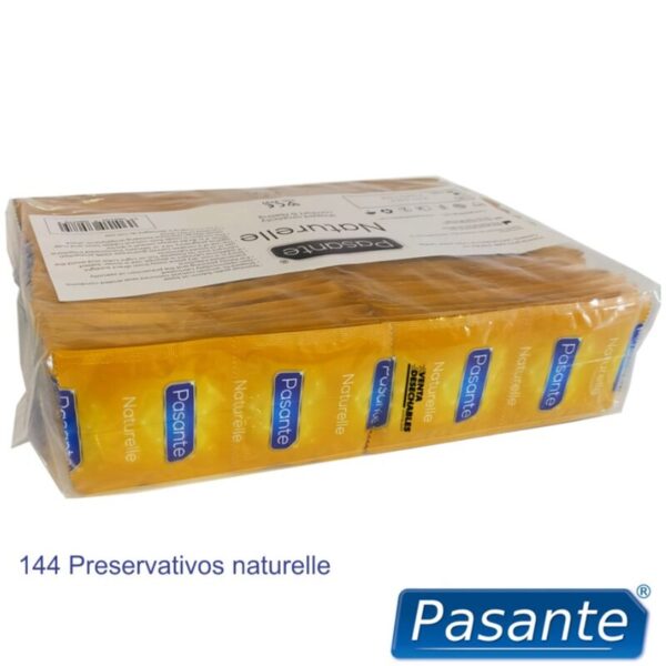 Pasante Naturelle — Condoms, 144 Pack, Bag — Bulk Condom Packs