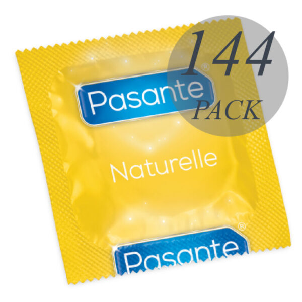 Pasante Naturelle — Condoms, 144 Pack, Bag — Bulk Condom Packs — view 2