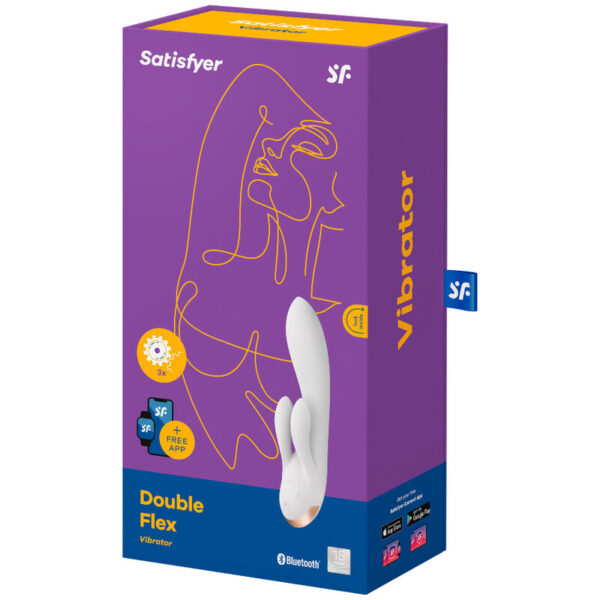 Satisfyer Double Flex — Rabbit Vibrator, App-Controlled — App-Controlled Sex Toys — view 3