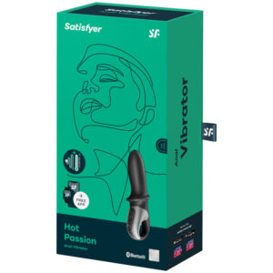 Satisfyer Hot Passion — Anal Vibrator, Heated, Black — view 2