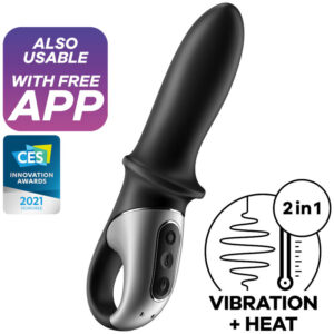 Satisfyer Hot Passion — Anal Vibrator, Heated, Black