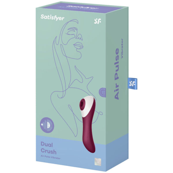 Satisfyer Dual Crush — Air Pulse Stimulator, Rechargeable — Air Pulse Vibrators — view 2