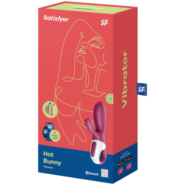 Satisfyer Hot Bunny — Rabbit Vibrator, Heated — App-Controlled Sex Toys — view 2