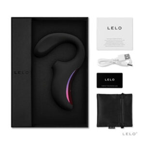 LELO Enigma Cruise — Rabbit Vibrator, Sonic, Black — Air Pulse Vibrators — view 4