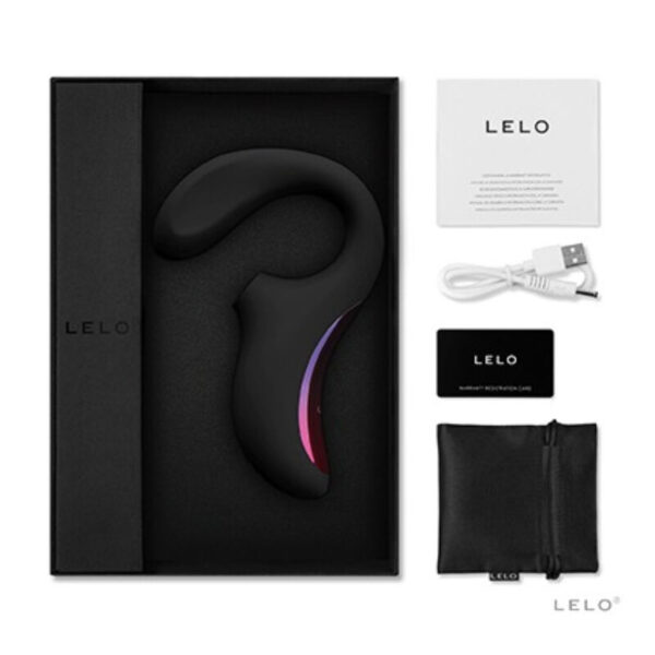 LELO Enigma Cruise — Rabbit Vibrator, Sonic, Black — Air Pulse Vibrators — view 4