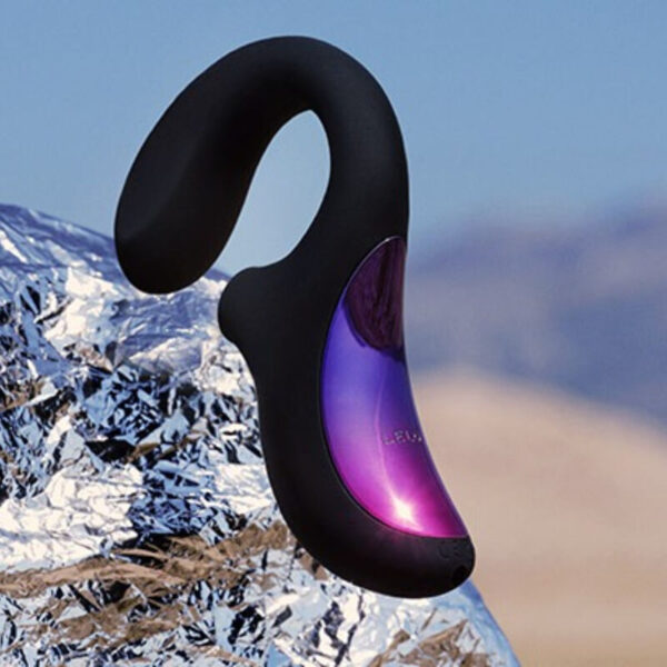 LELO Enigma Cruise — Rabbit Vibrator, Sonic, Black — Air Pulse Vibrators — view 7